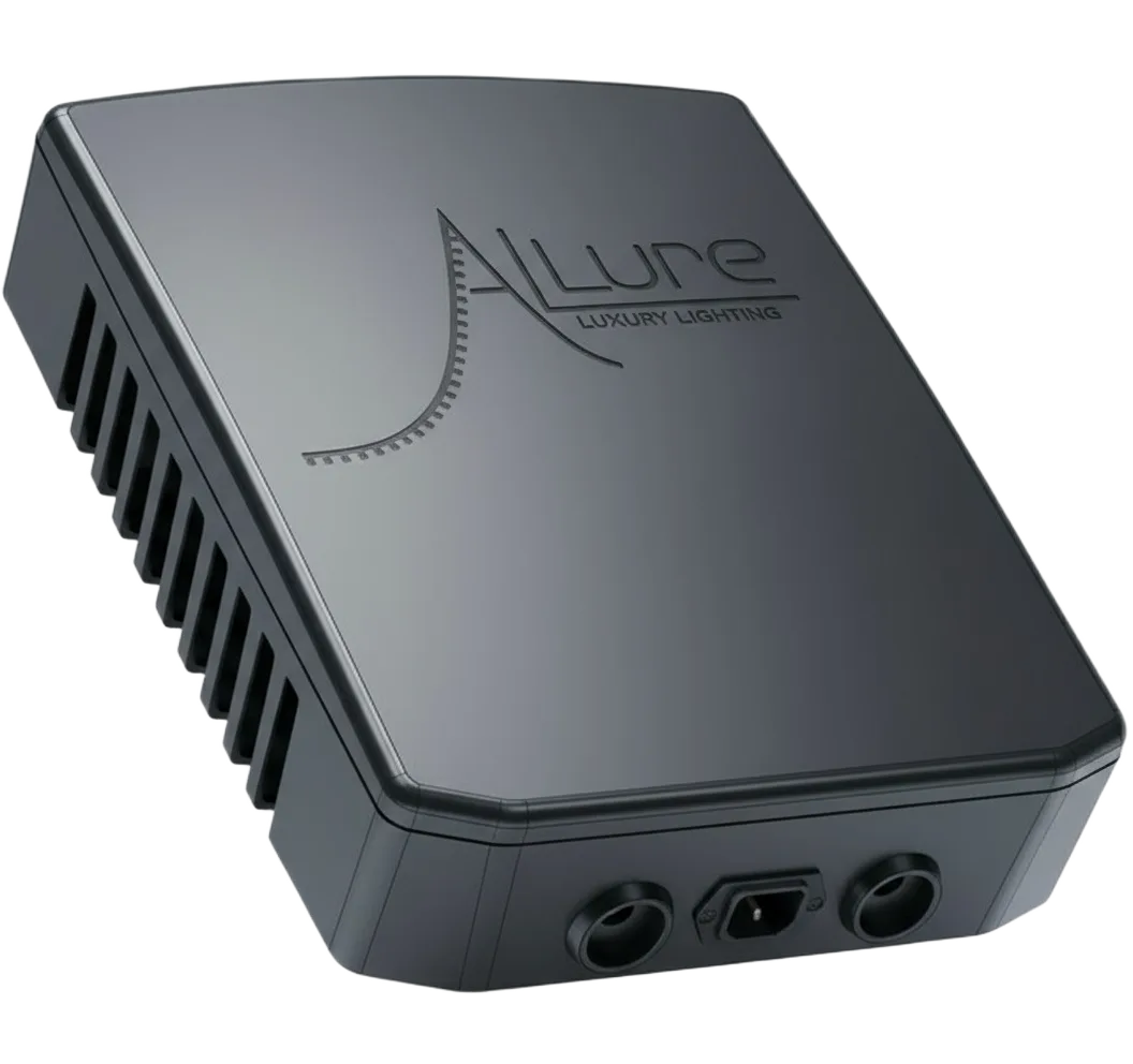 Allure junction box with 400-watt power supply and controller components